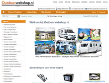 Tablet Screenshot of outdoorwebshop.nl